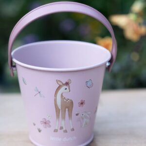 Garden Bucket - Pink - Fairy Garden