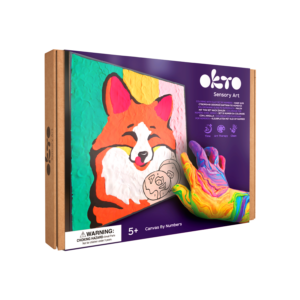 Bojanje sa glinom po brojevima - Lisica