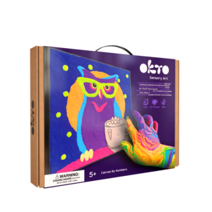 Bojenje sa glinom po brojevima - Sova