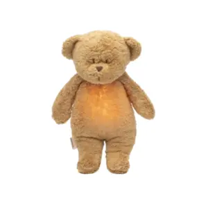 MOONIE 2.0 CAPPUCCINO - ORGANIC HUMMING BEAR WITH A LAMP