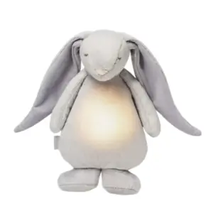 Moonie 2.0 Organic - Zeka Silver Sa Lampicom i Umirujućim Zvucima